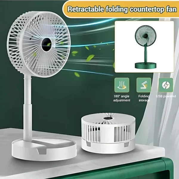 Powerful Rechargeable Table Fan