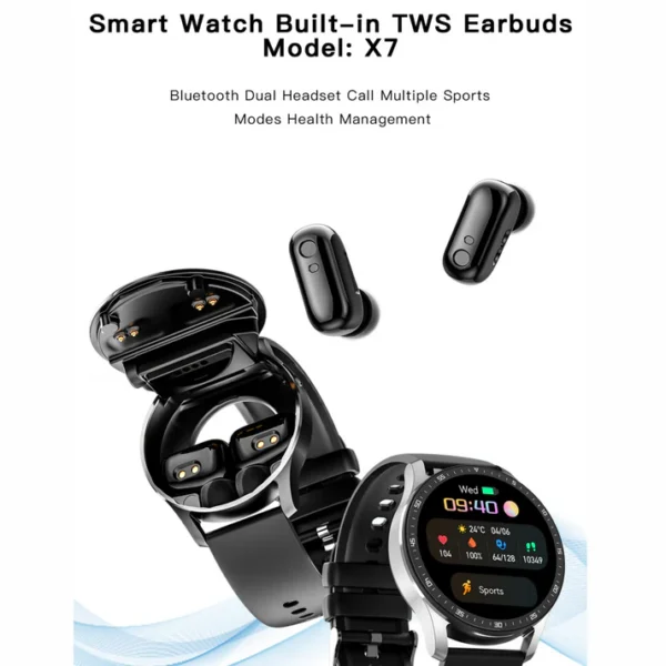 2-in-1 Bluetooth Earbuds Smartwatch - Image 10