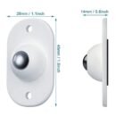 4 PCS MINI SWIVEL CASTERS WHEELS